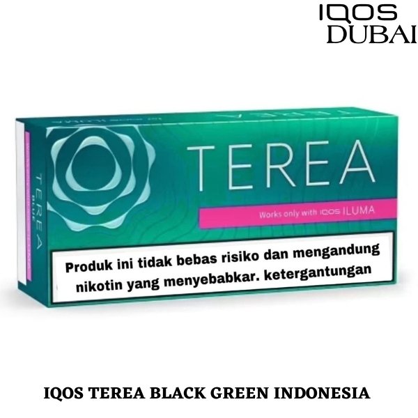 IQOS TEREA BLACK GREEN INDONESIA IN DUBAI